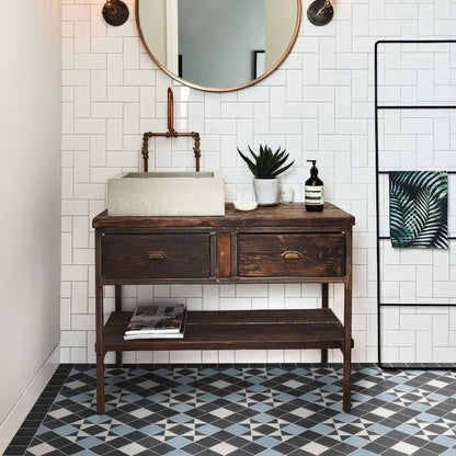 Victorian Style Porcelain Finchley Pattern Sky Blue