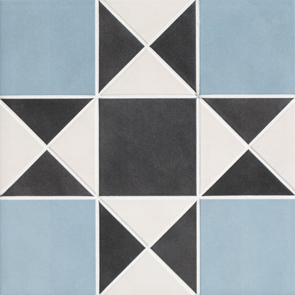 Victorian Style Porcelain Finchley Pattern Sky Blue