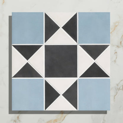 Victorian Style Porcelain Finchley Pattern Sky Blue