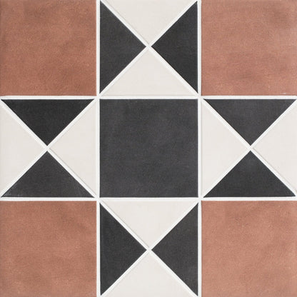 Victorian Style Porcelain Finchley Pattern Terracotta