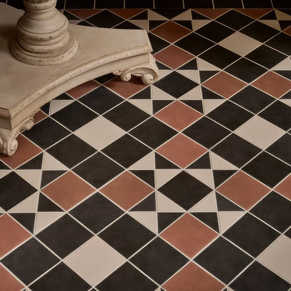 Victorian Style Porcelain Finchley Pattern Terracotta