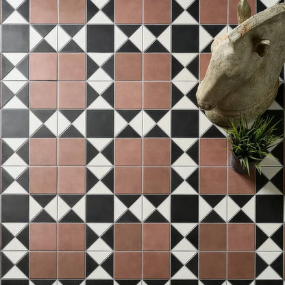 Victorian Style Porcelain Finchley Pattern Terracotta