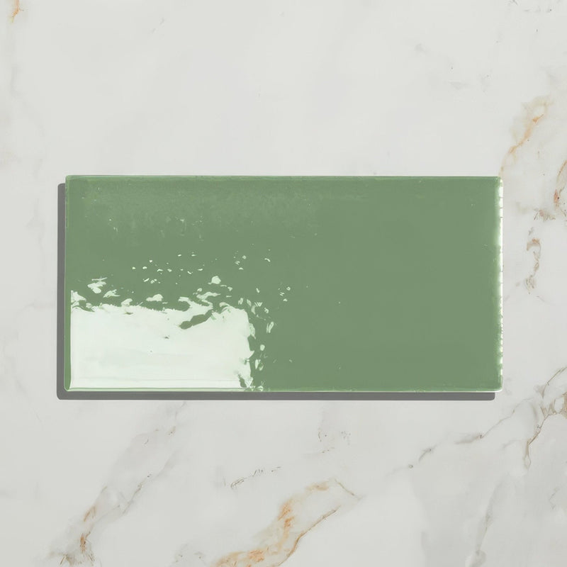 Victorian Style™ Wall Ceramic Cabbage Green Metro