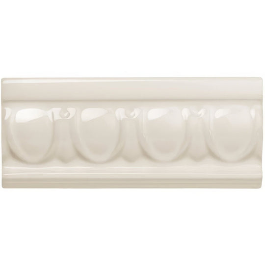 Vintage White Egg & Dart Moulding - alternate view