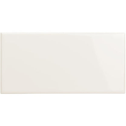 Vintage White Half Tile