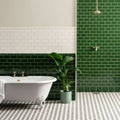 Vintage White Half Tile – detail view 2