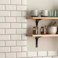 Vintage White Metro Bevelled Tile 75 x 75mm
