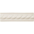 Vintage White Rope Moulding Ceramic Wall Tile 152x40mm