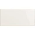 Vintage White Rounded Edge Short Ceramic Wall Tile