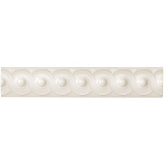 Vintage White Scroll Moulding - alternate view
