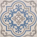 Vogue Light Blue/Stone on Chalk – pattern detail