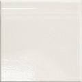 A plain white square plastic zip-top bag with a glossy finish for victorian style wall ceramic antique white skirting crackle glaze