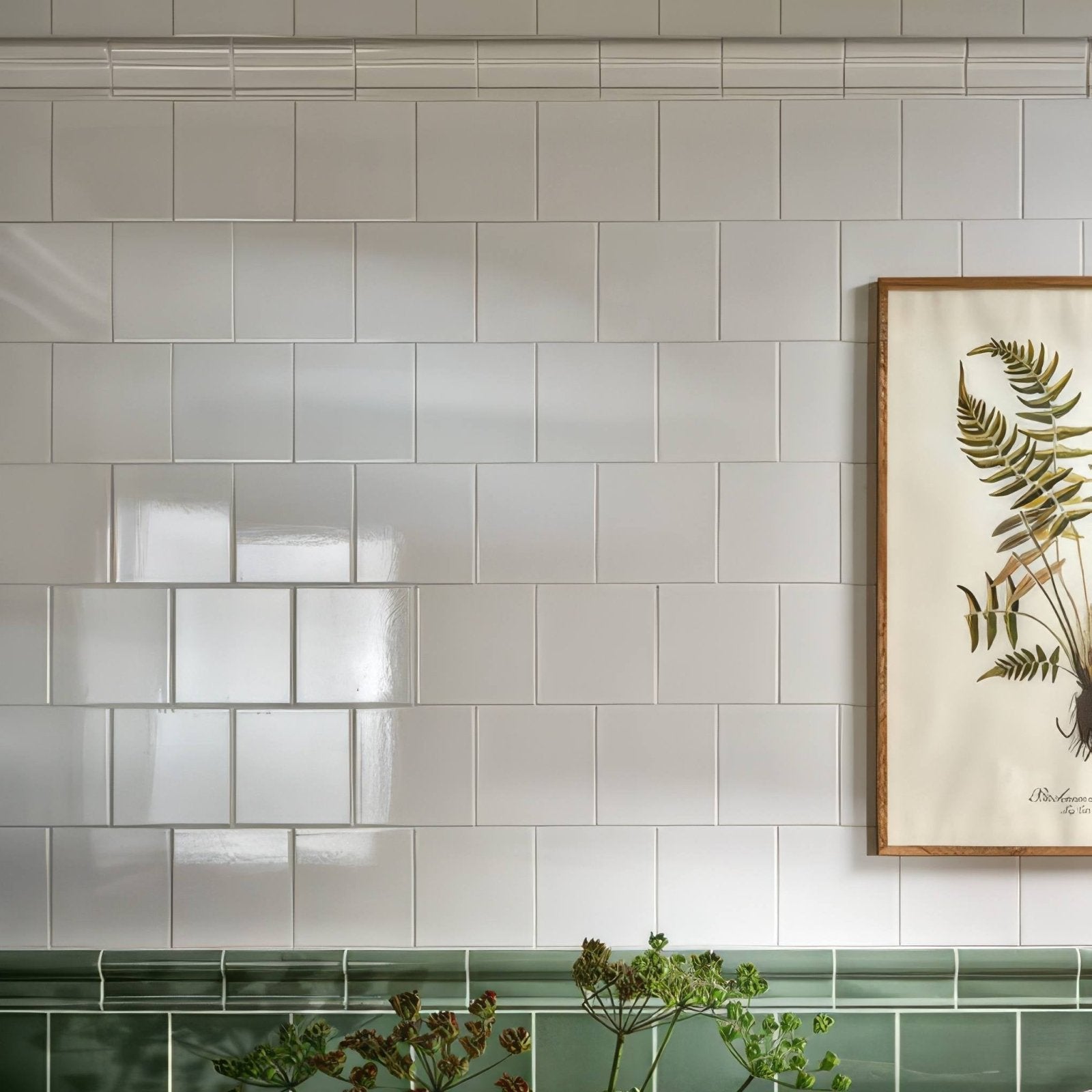 Wall Ceramic Cotton White Dado