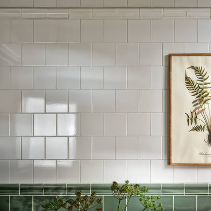 Wall Ceramic Cotton White Dado