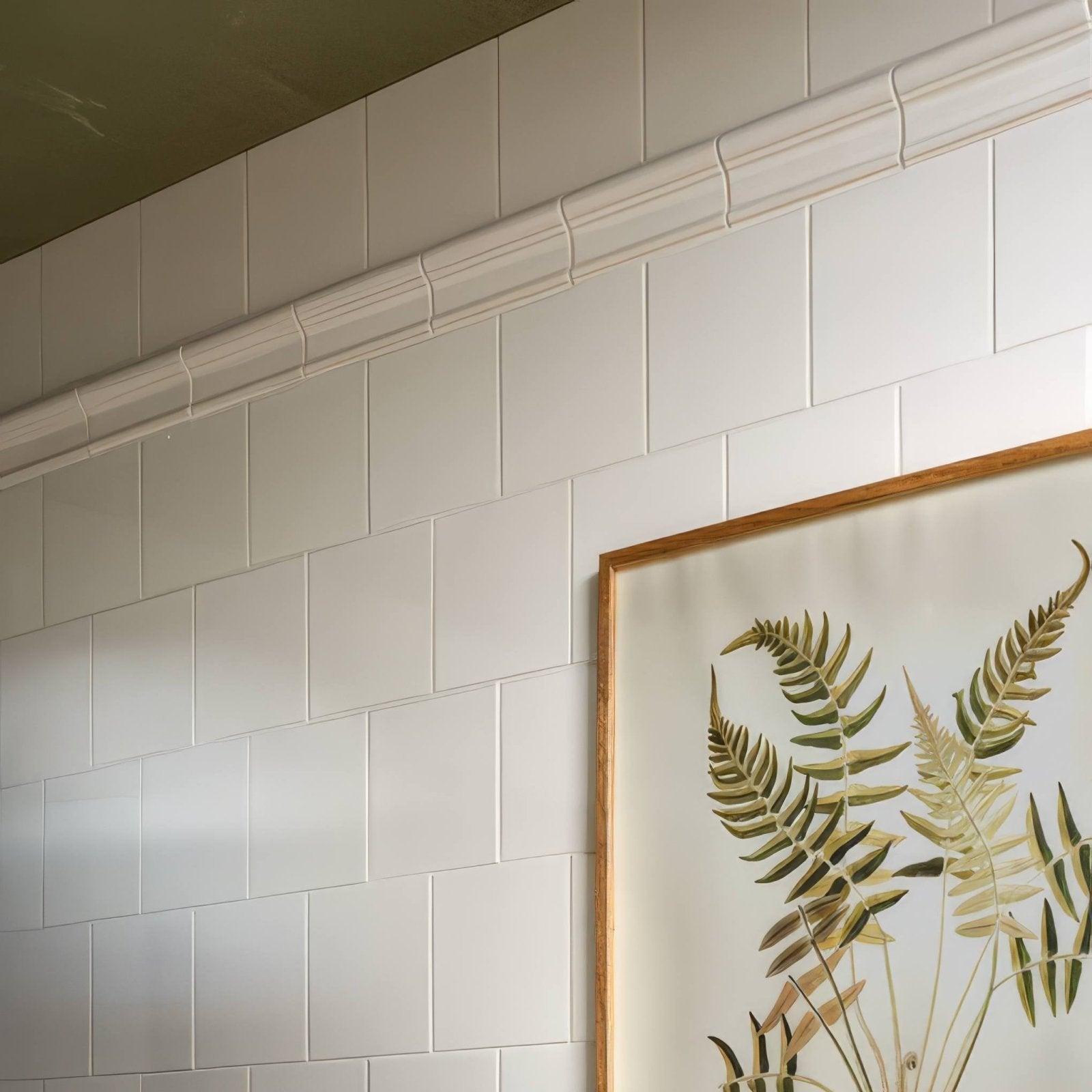 Wall Ceramic Cotton White Dado