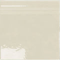 Clear plastic zip-top bag with embossed branding containing victorian style wall ceramic cotton white skirting