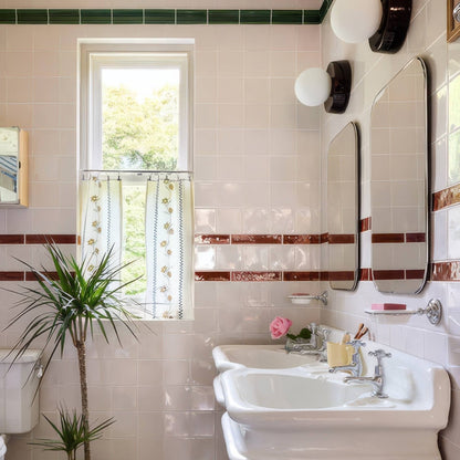 Wall Ceramic Olive Green Dado Crackle Glaze