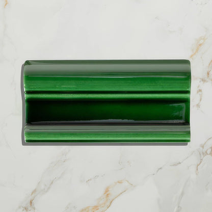 Wall Ceramic Olive Green Dado Crackle Glaze