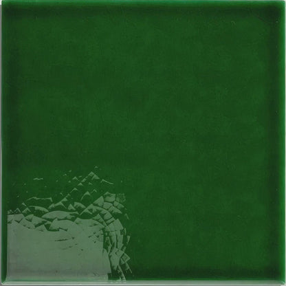 Wall Ceramic Olive Green Square Crackle Glaze