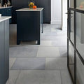 Wareham Limestone Tumbled & Etched Finish in a kitchen setting