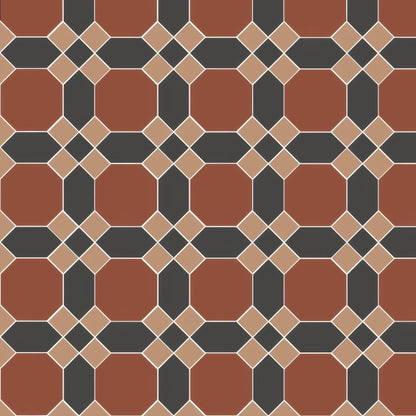 Warwick Red Buff and Black