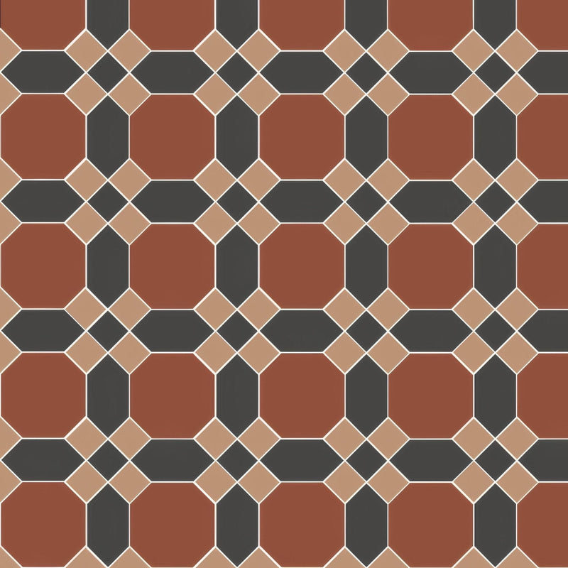 Warwick Red Buff and Black