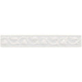Waveney beaulieu white ceramic tile with embossed floral pattern for decorative wall use