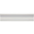 White ceramic crown molding waveney clarence with glossy finish and classic profile for elegant interior decor