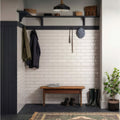 White subway tile wall in waveney clarence featuring glossy ceramic finish ideal for kitchen and bathroom backsplashes