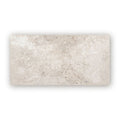 Westhampton diamond sawn edge beige stone tile 7 x 14cm with natural textured surface and subtle gray veining