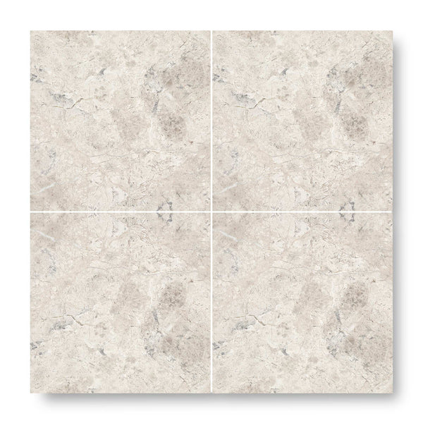 30 x 30cm Slight Bevel, Diamond Sawn Edge, Honed Marble Wall & Floor Tile