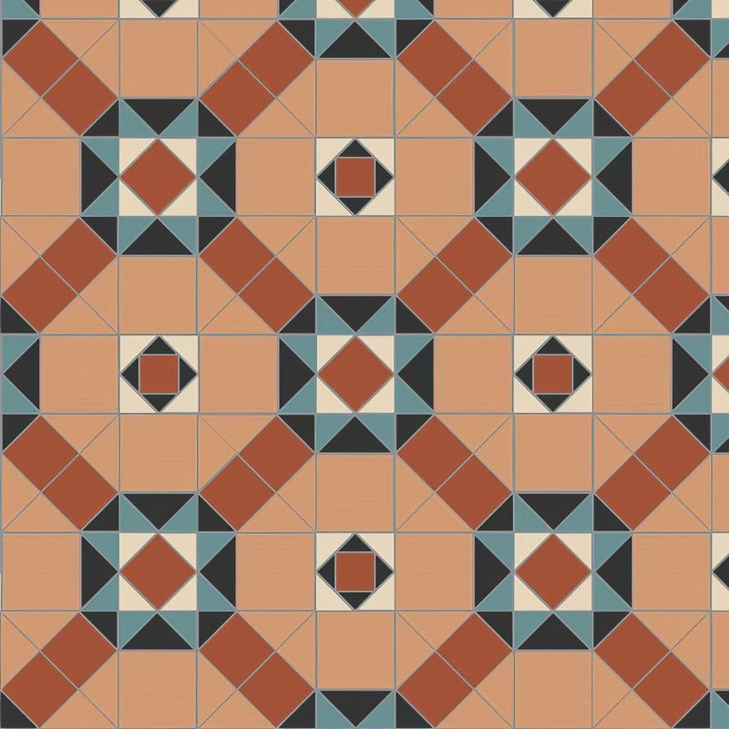 Westminster Black, Blue, Buff, Red, & White