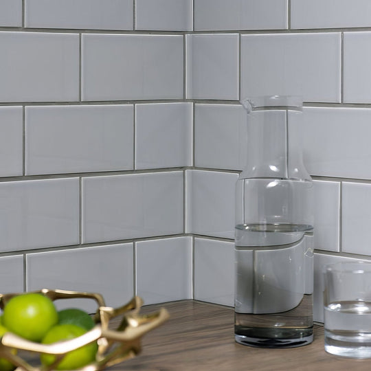 Westminster Grey Half Tile - alternate view
