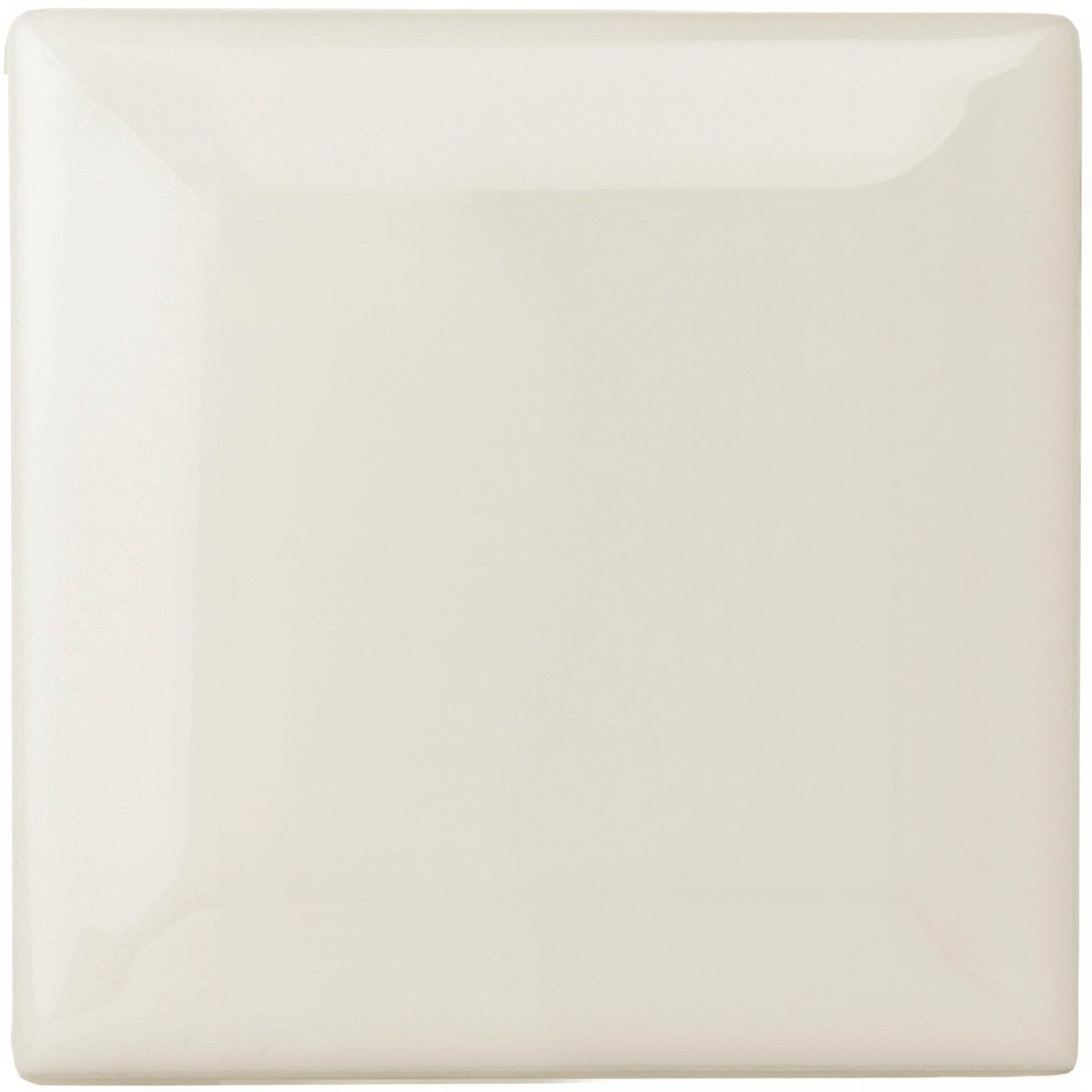 Cream-colored glossy square ceramic tile Westminster Grey metro bevelled tile 75 x 75mm for wall and floor use