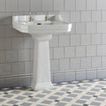 Westminster Grey Skirting Tile in a bathroom setting