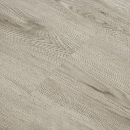 Light gray Weymouth Alaskan Oak engineered wood flooring with subtle natural grain pattern for elegant interiors