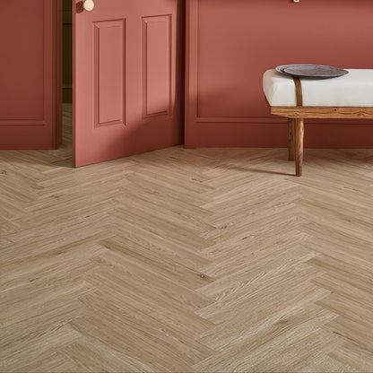 Weymouth Almond Oak Herringbone