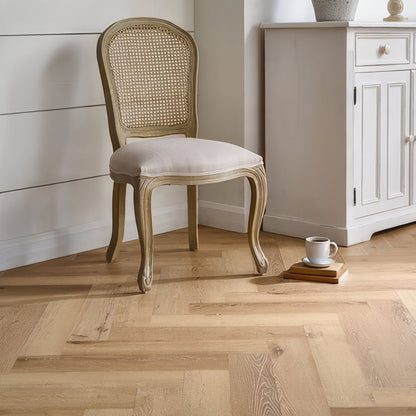 Weymouth Malted Oak Herringbone light oak herringbone flooring