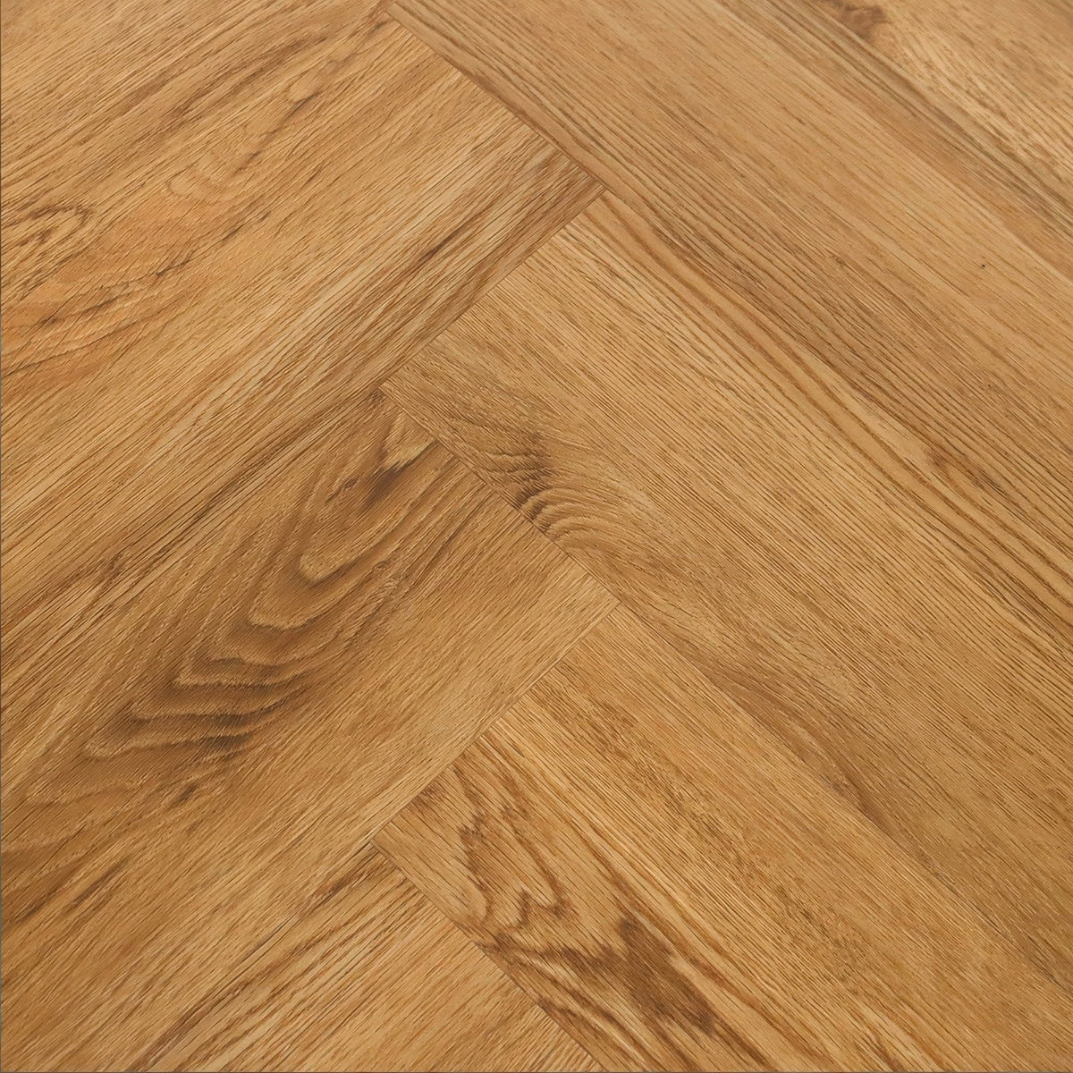 Light brown hardwood floor with herringbone pattern featuring Weymouth millhouse oak for elegant interiors
