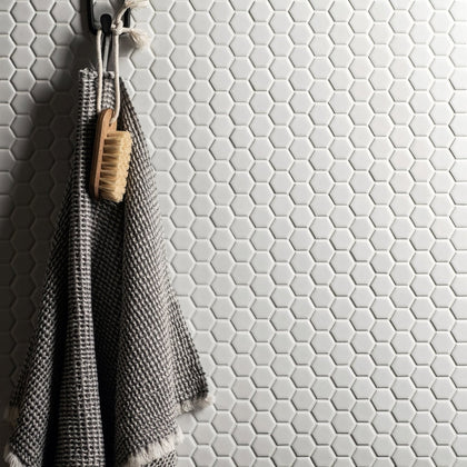 White Honeycomb Floor