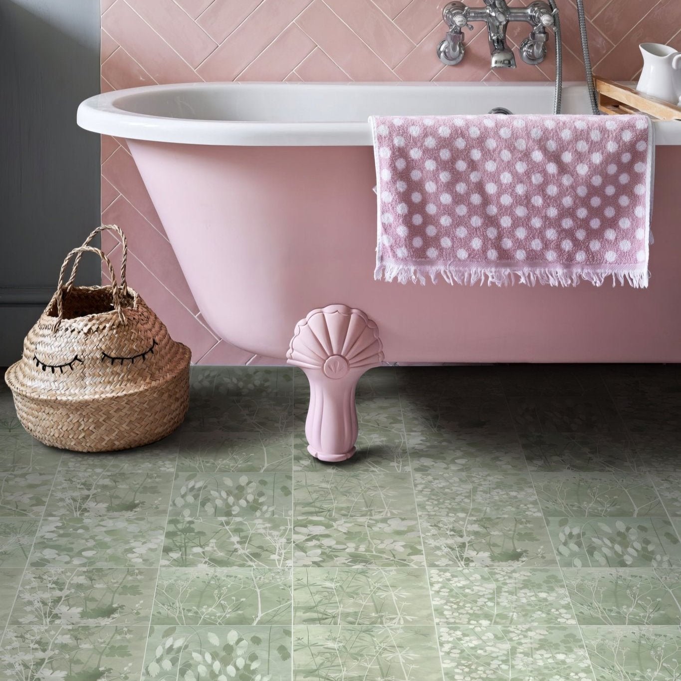 Wild Botanicals Porcelain Green By Clarissa Hulse