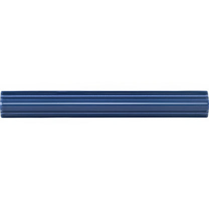 Windsor Blue Astragal Moulding Ceramic Wall Tile 152x21mm