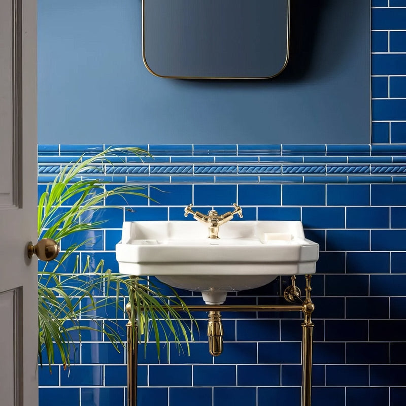 Windsor Blue Half Tile