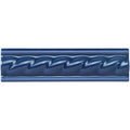 Windsor Blue Rope Moulding Ceramic Wall Tile 152x40mm