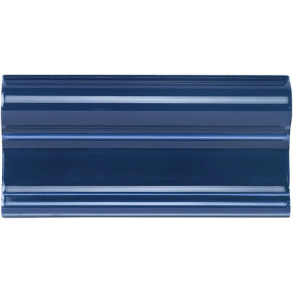 Windsor Blue Victoria Moulding Ceramic Wall Tile 152x75mm