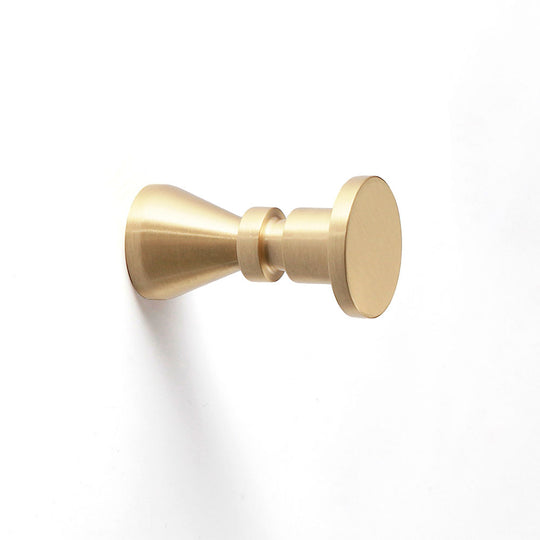 Wilson Hook in Brushed Brass - Origins Living