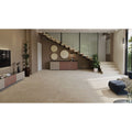 Beige stone-look Wonder Dune matt floor tiles 60 x 60cm with subtle natural veining for elegant flooring