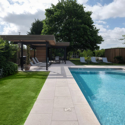 Wychwood Limestone Paving Etched Finish