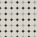 Beige and black diamond-patterned vintage-style floor tile york black grey and dover white for home flooring