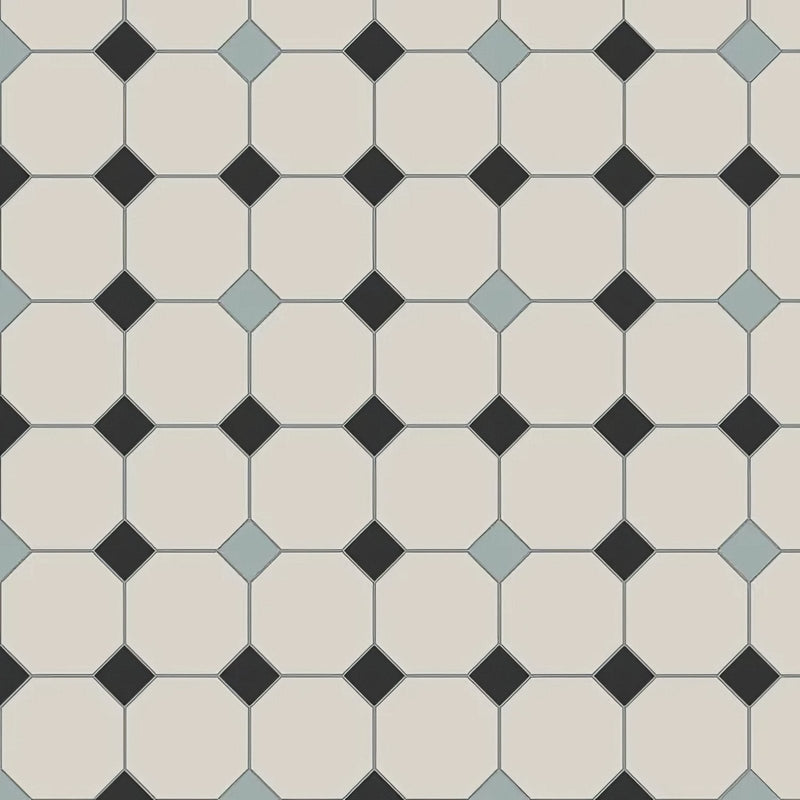 York Black, Grey & Dover White